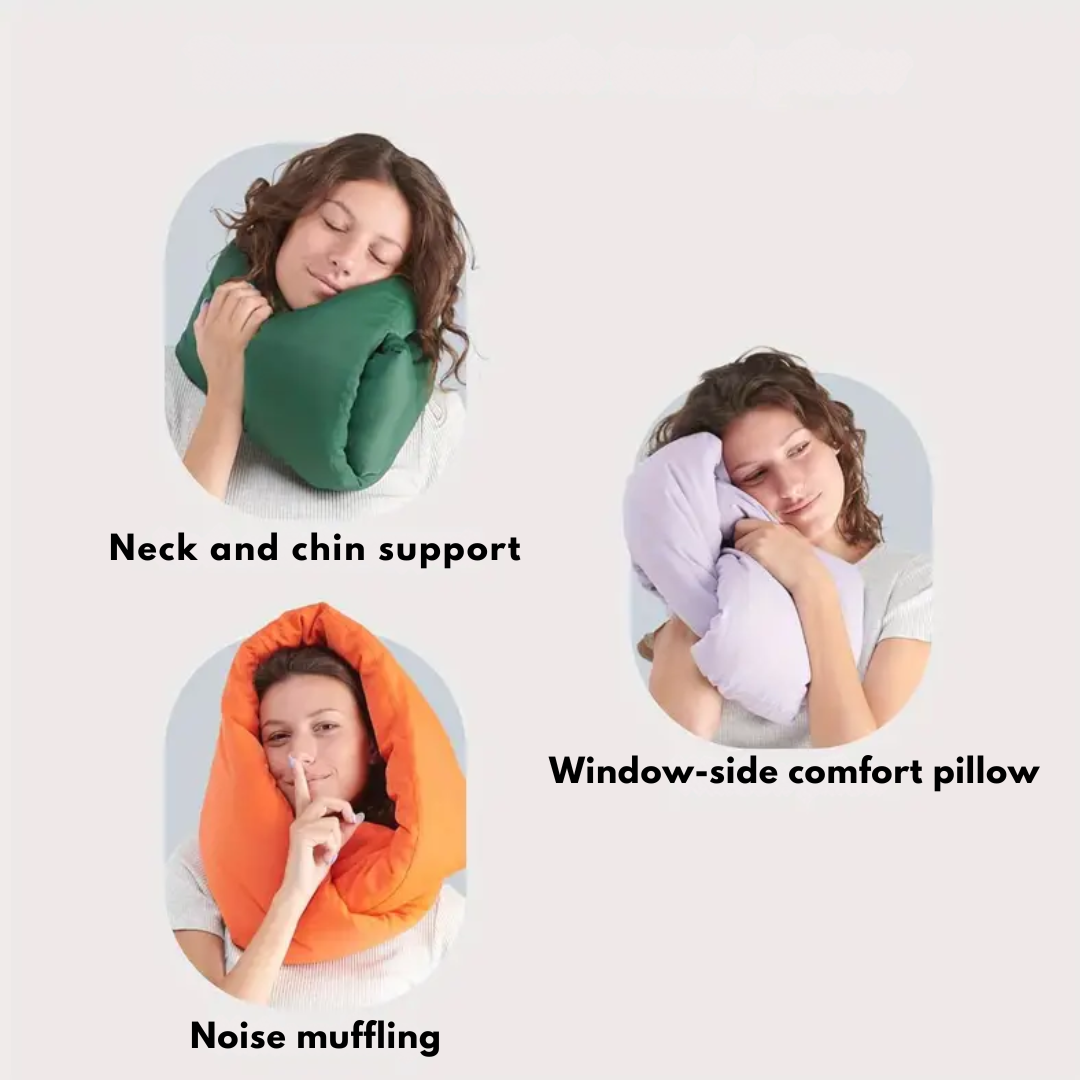 Infinity Travel Neck Pillow – Soft Neck Scarf for Home & Travel Sleep Support