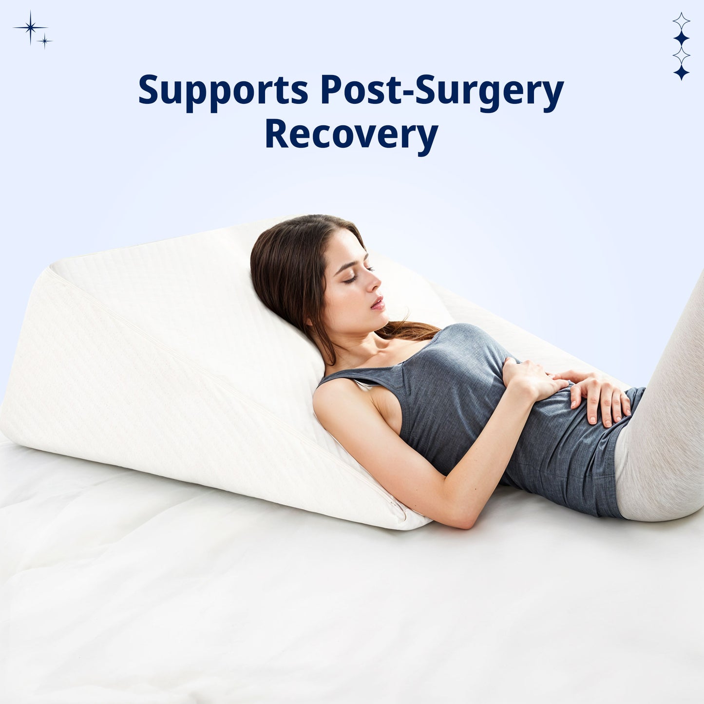 Back Pillow - WEDGE PILLOW FOR BACK & LEGS