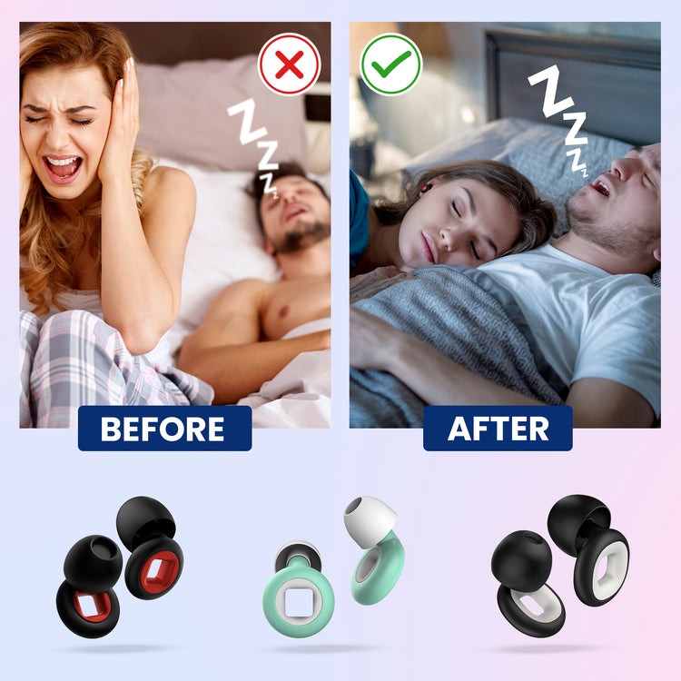 Snoring noise cancellation plugs
