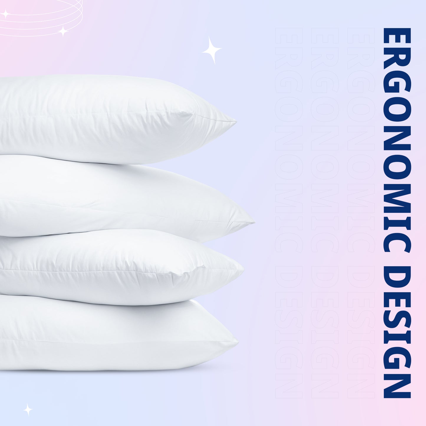 Sleeping All Night Pillow - Extra Comfort & Relaxation for Longer Hours Sleepers