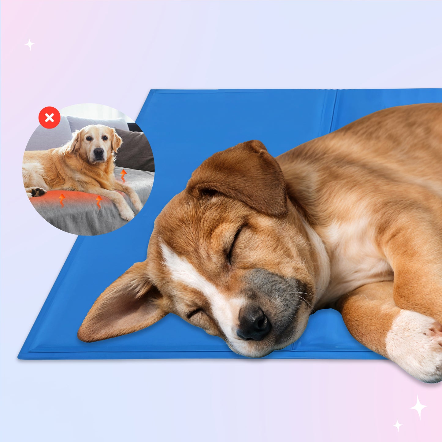 Pet Cooling Mat for All-day Cooling Comfort - Buy 1 Get 1 FREE