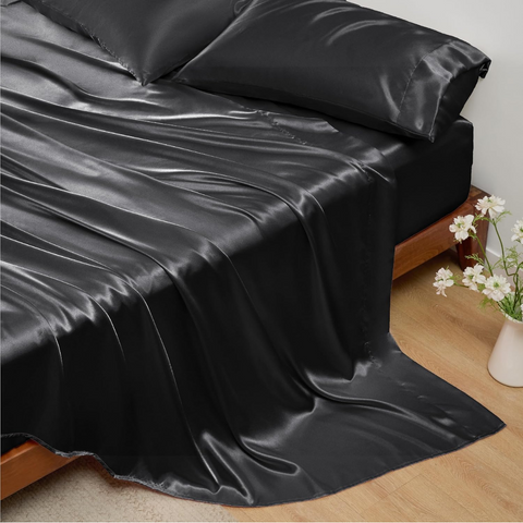 Satin Sheet Set – Ultra Silky, Cooling & Deep Pocket Bedding