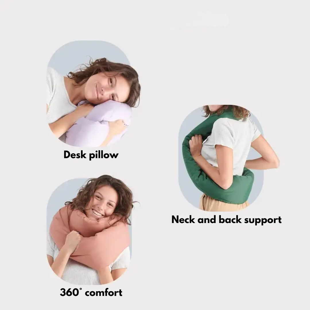 Infinity Travel Neck Pillow – Soft Neck Scarf for Home & Travel Sleep Support