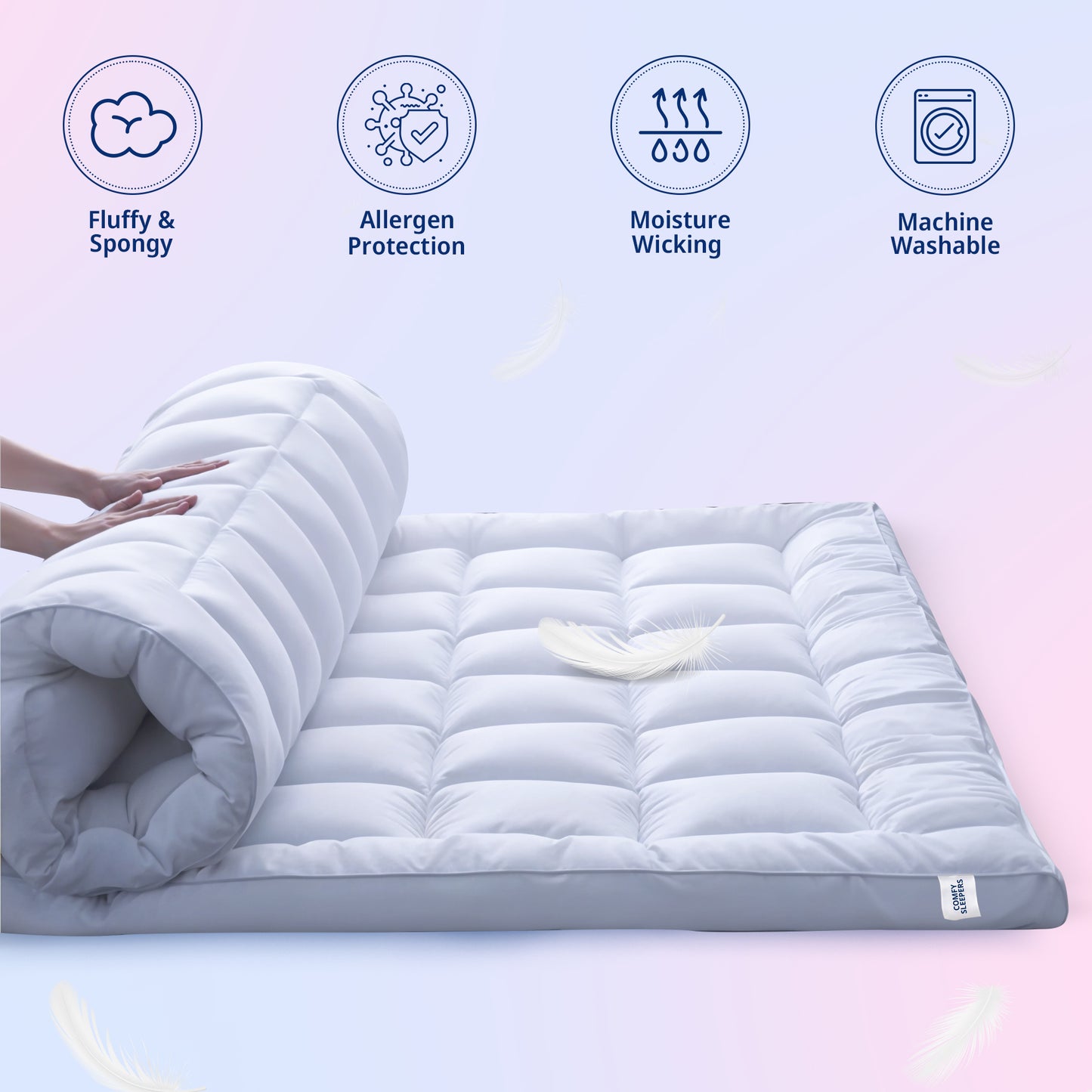 Luxury Top Mattress Topper – Ultimate Comfort for Restful Sleep