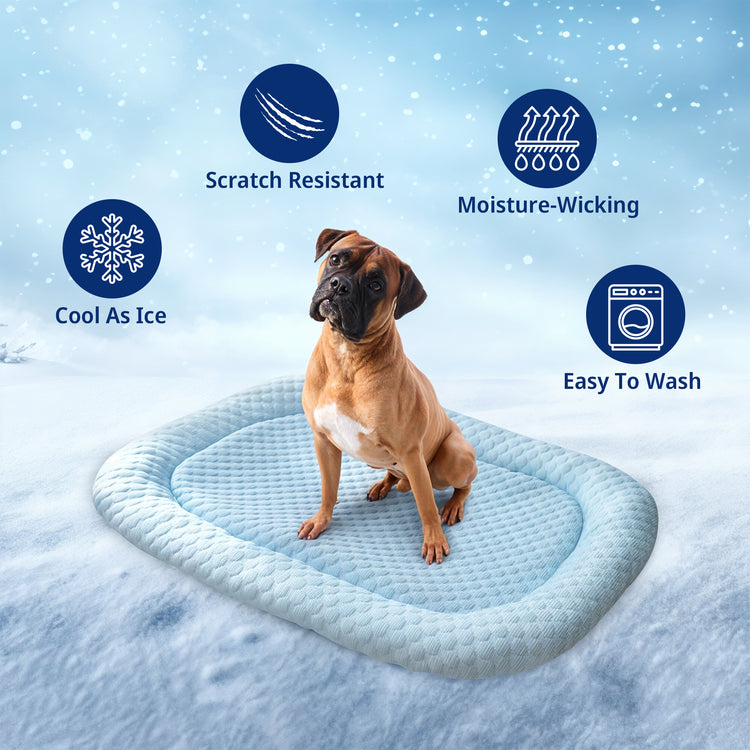 Ice-Silk Cooling Pet Bed