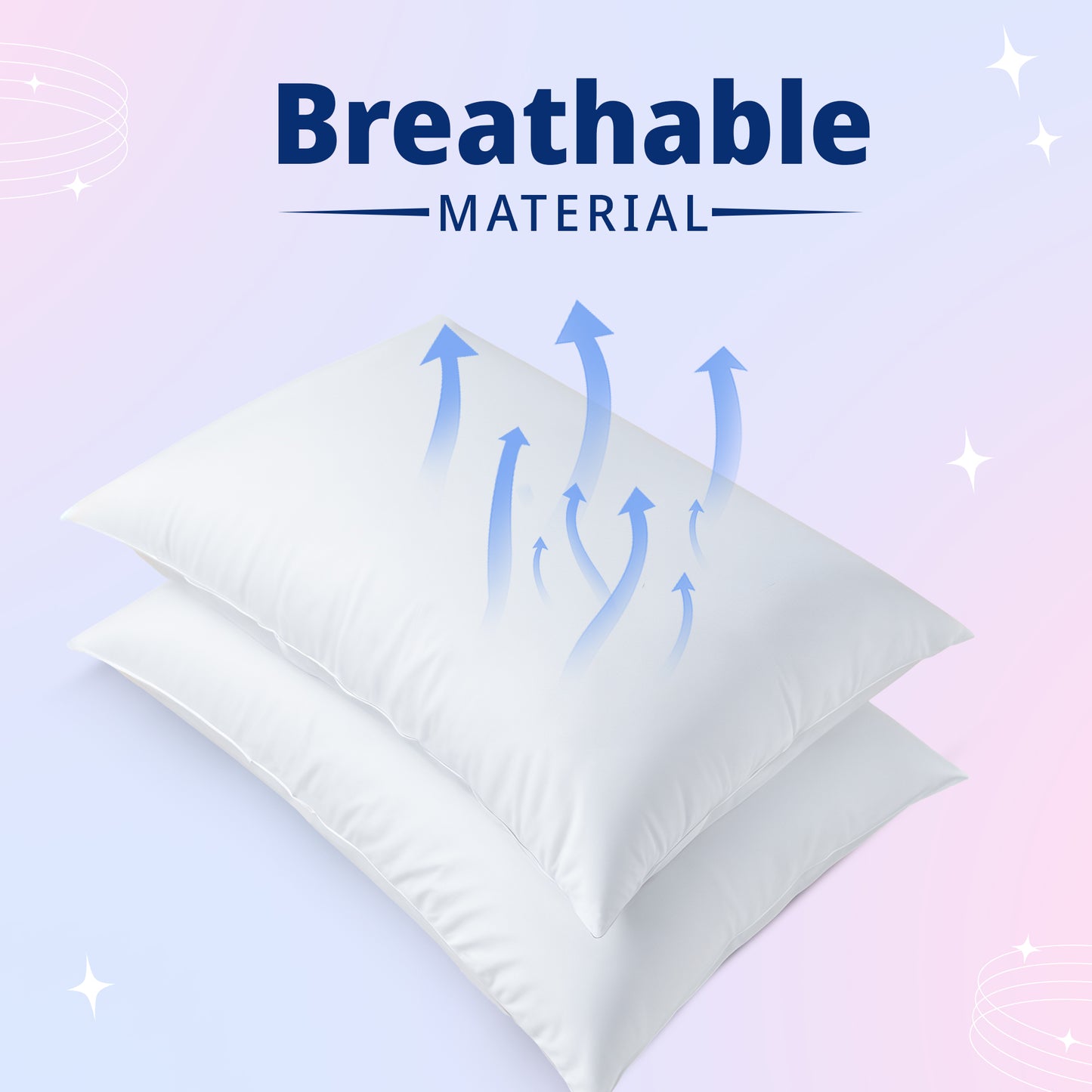 Sleeping All Night Pillow - Extra Comfort & Relaxation for Longer Hours Sleepers