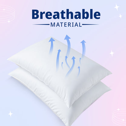 Sleeping All Night Pillow - Extra Comfort & Relaxation for Longer Hours Sleepers