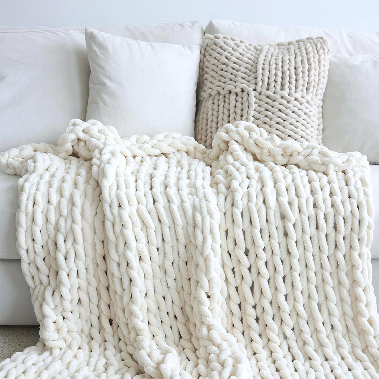 Chunky Knit Weighted Blanket