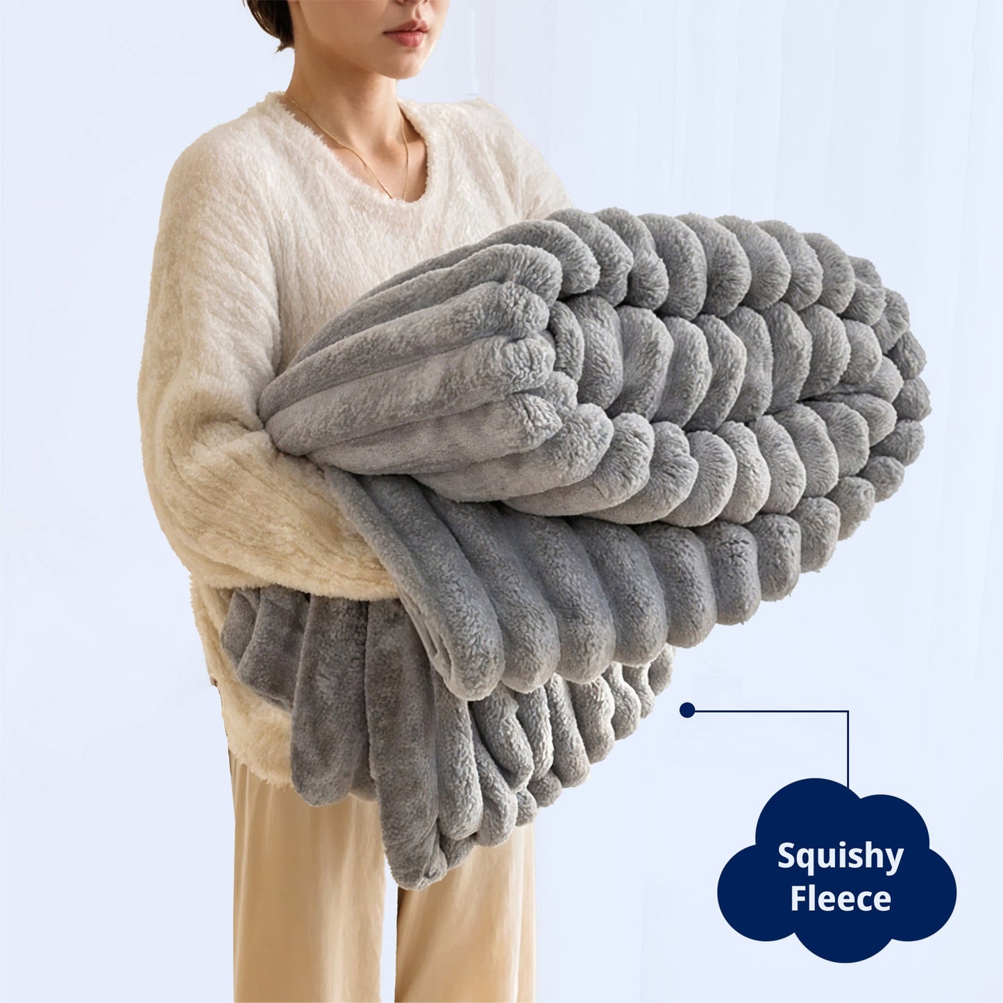 Bettwäsche Fleece Decke - Flauschige Weiche Decke