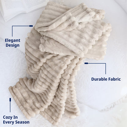 Bettwäsche Fleece Decke - Flauschige Weiche Decke