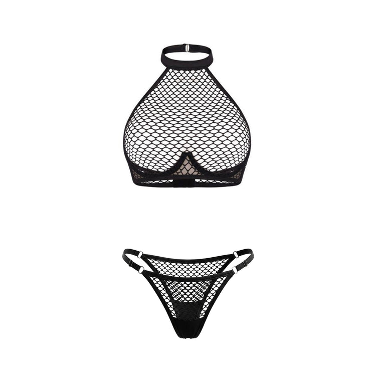 Allure Fishnet Set