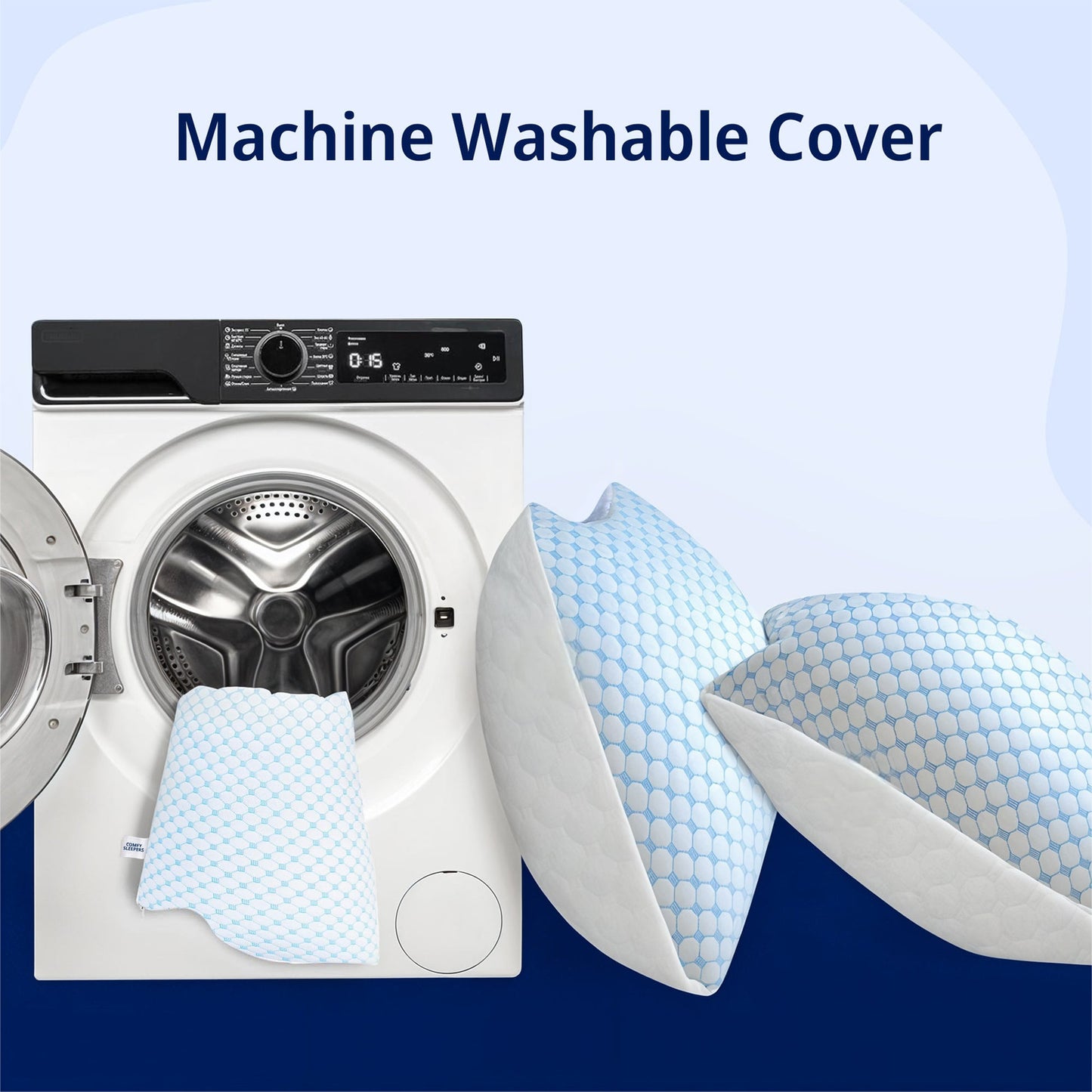 Poduszka z żelem chłodzącym dla osób śpiących w cieple i z dolegliwościami pleców