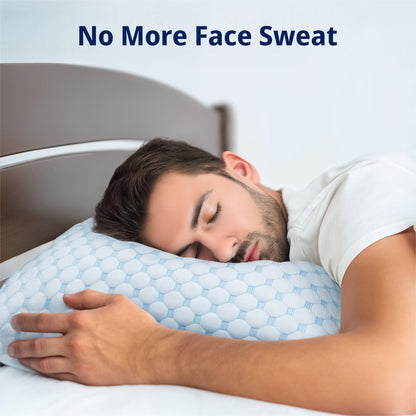 Poduszka z żelem chłodzącym dla osób śpiących w cieple i z dolegliwościami pleców