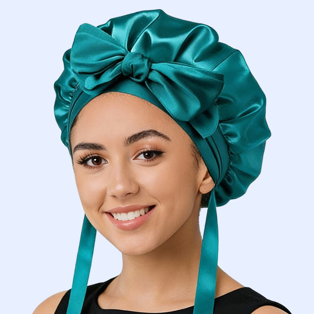 Bonetă de mătase pentru toată noaptea - rămâne pe cap toată noaptea garantat