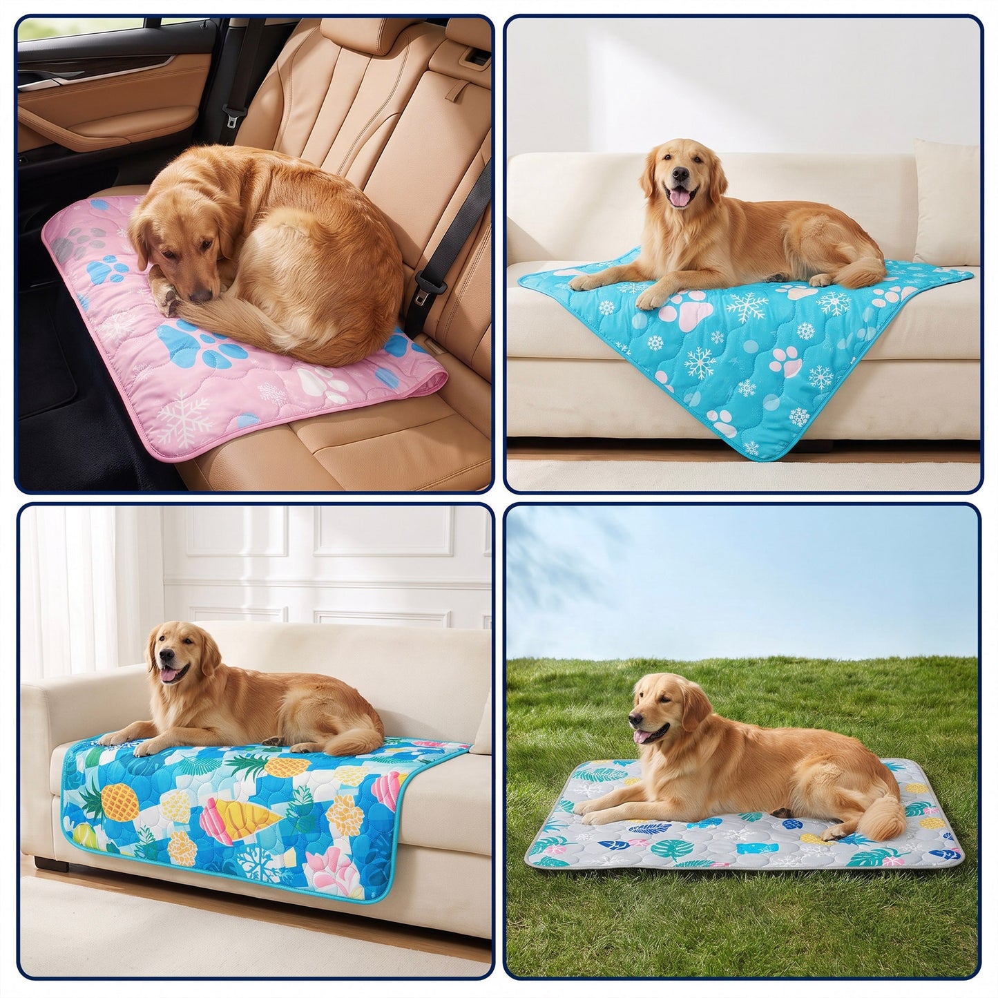 Coperta e Tappetino Rinfrescante Impermeabile per Animali - Compra 1 e Ricevi 1 GRATIS