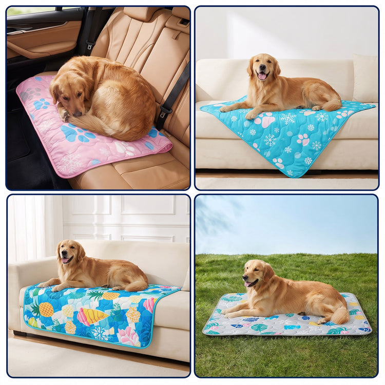 Pet Ice Cooling Calming Waterproof Blanket & Mat - Buy 1 Get 1 FREE