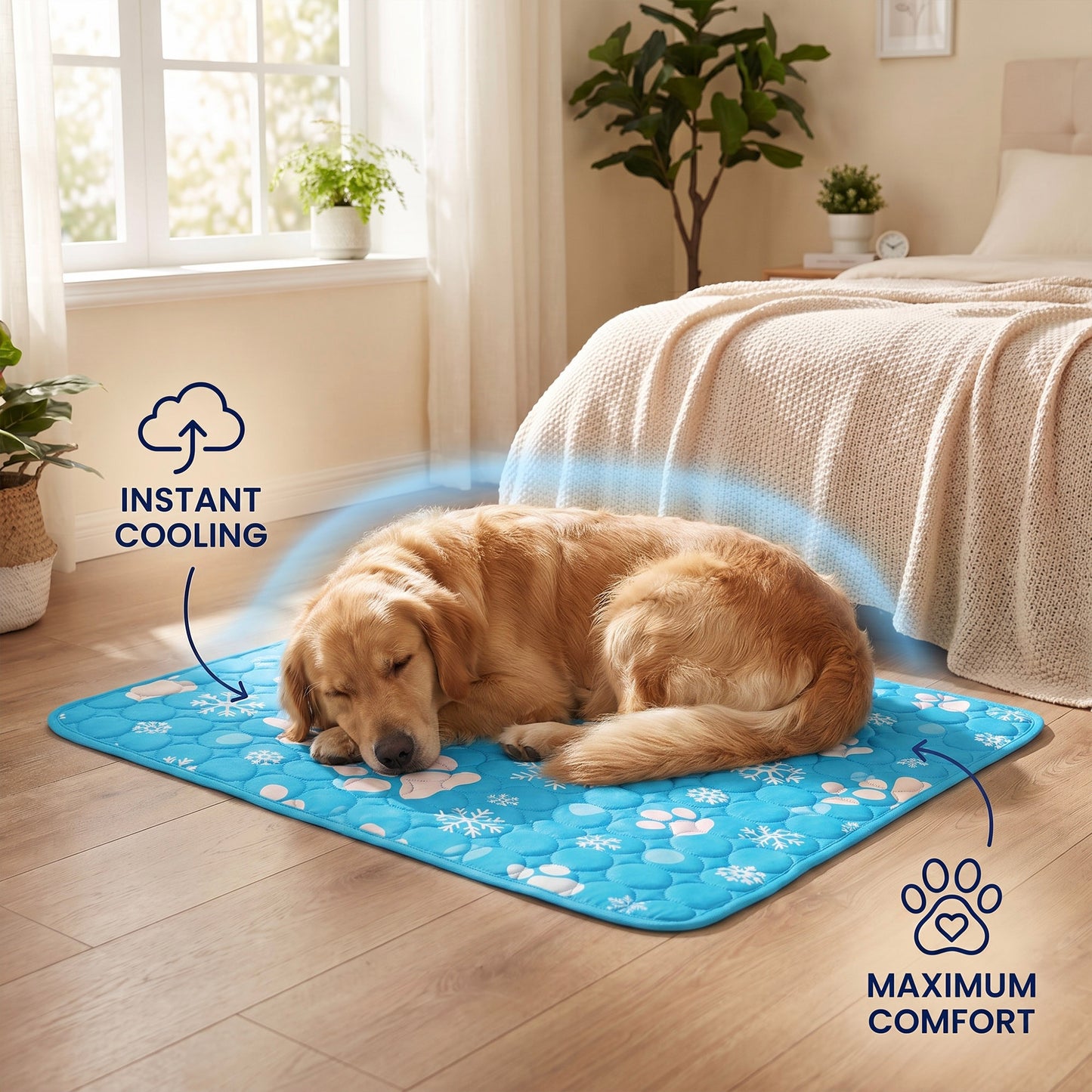 Coperta e Tappetino Rinfrescante Impermeabile per Animali - Compra 1 e Ricevi 1 GRATIS