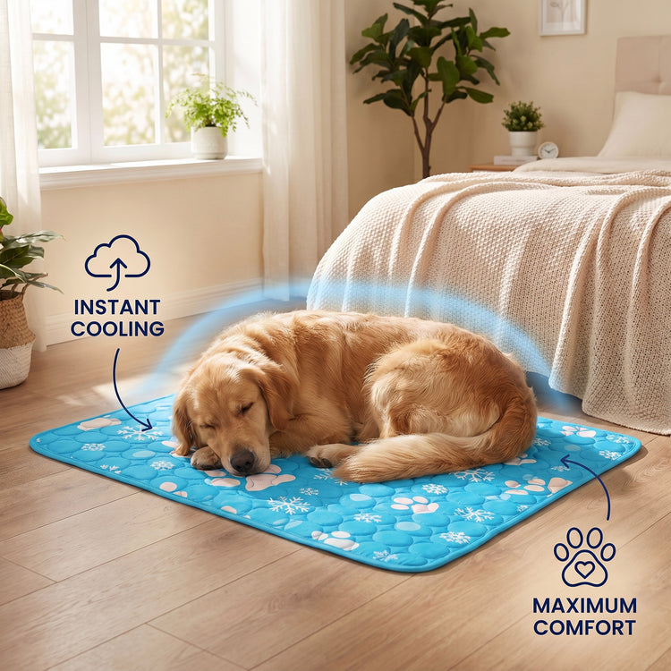 Pet Ice Cooling Calming Waterproof Blanket & Mat - Buy 1 Get 1 FREE