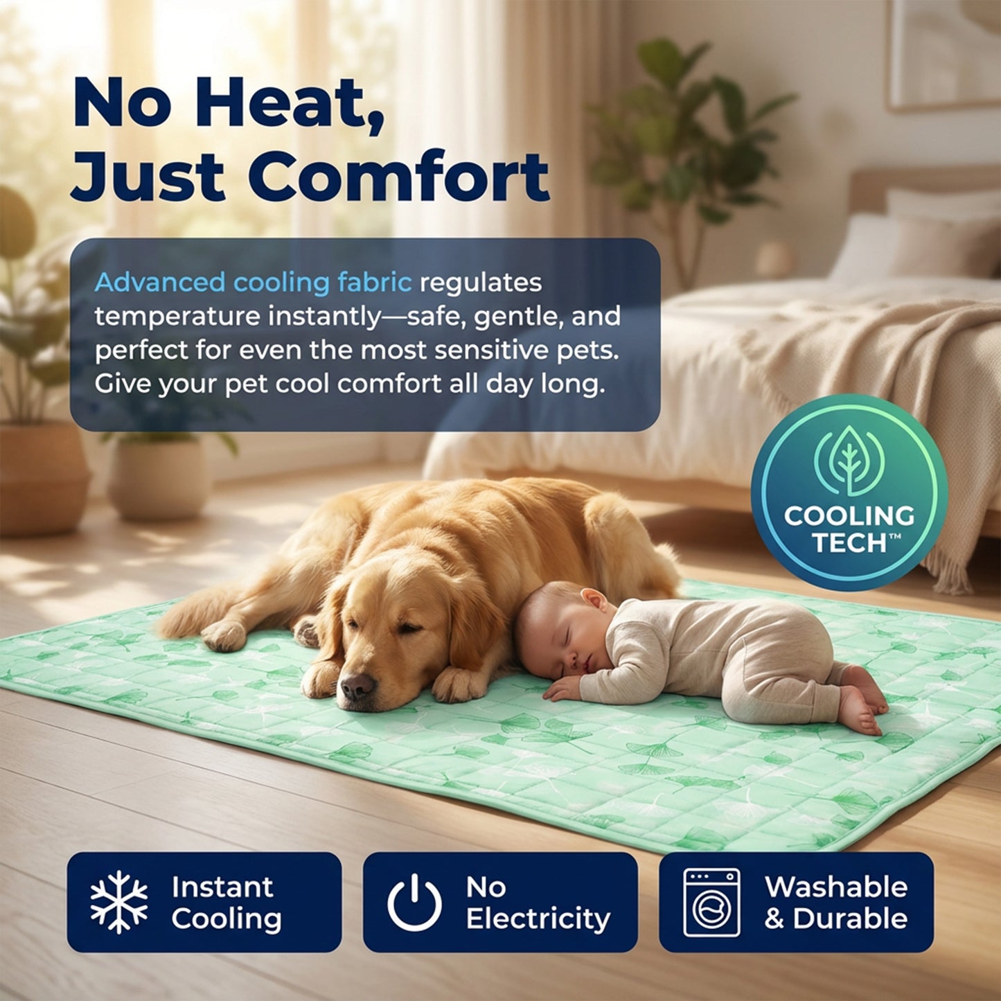 Coperta e Tappetino Rinfrescante Impermeabile per Animali - Compra 1 e Ricevi 1 GRATIS