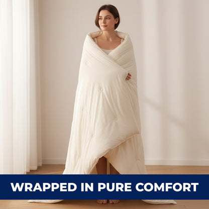 Extra Soft & Double-Stuffed Comforter – Cool in Summer & Cozy in Winter