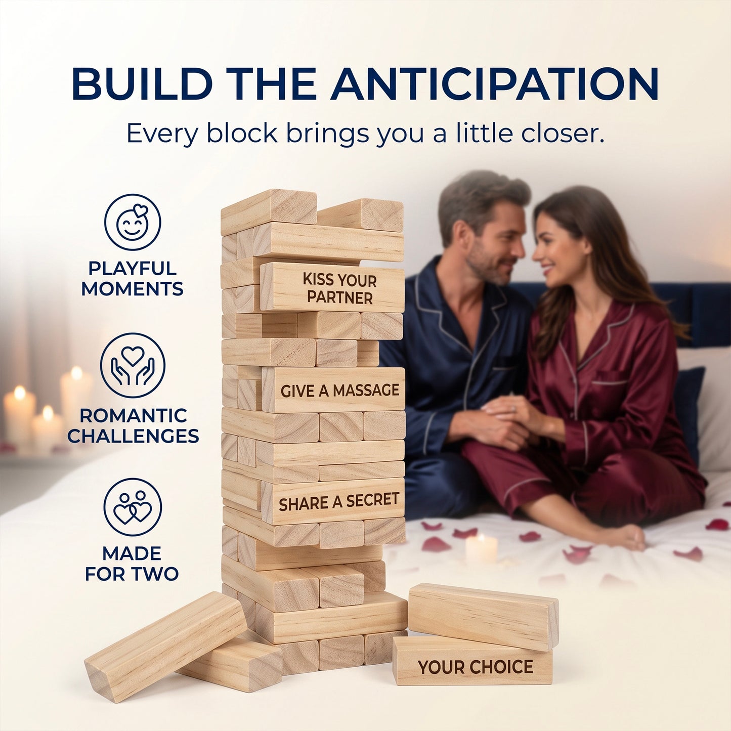 Love Jenga - Adult Party Game
