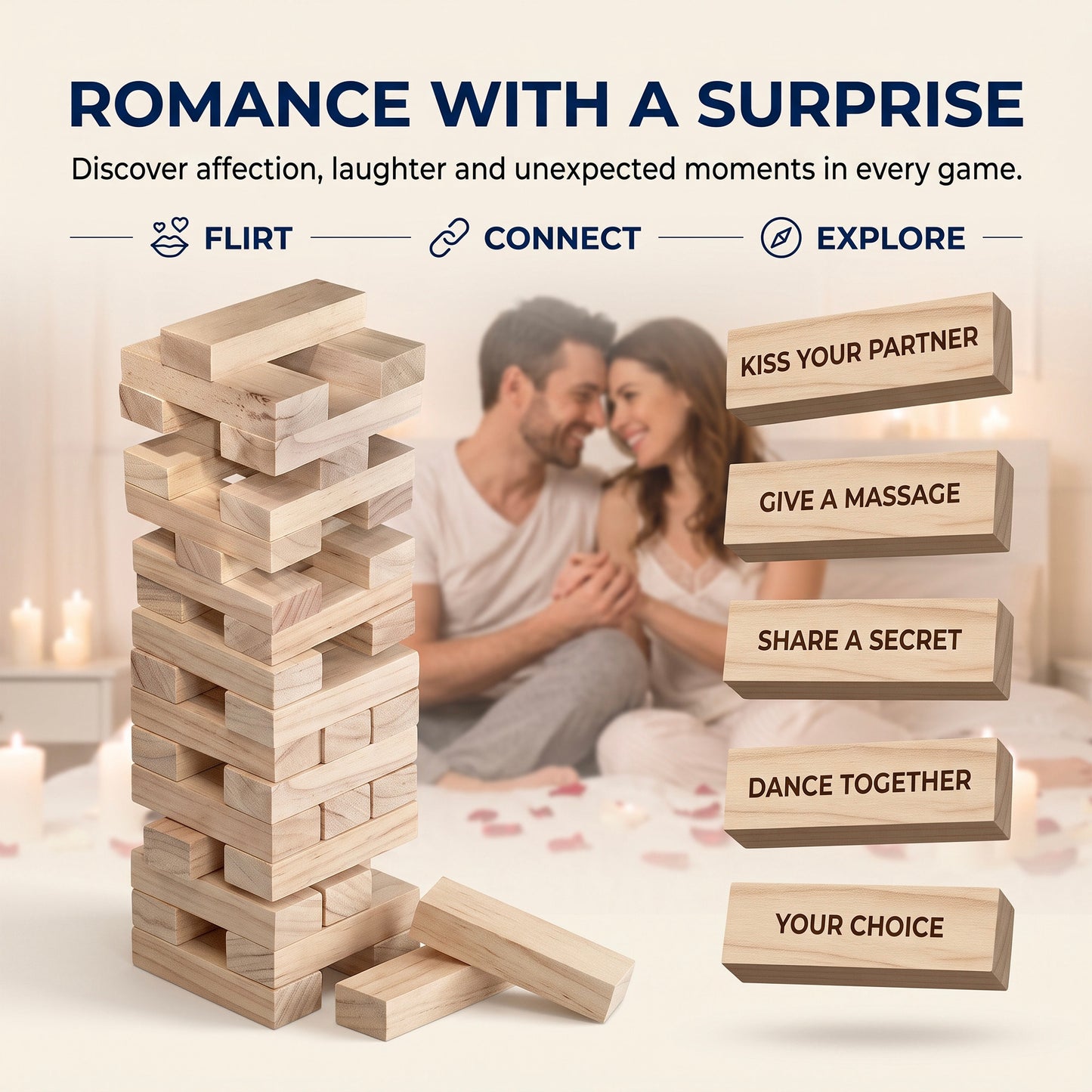 Love Jenga - Adult Party Game