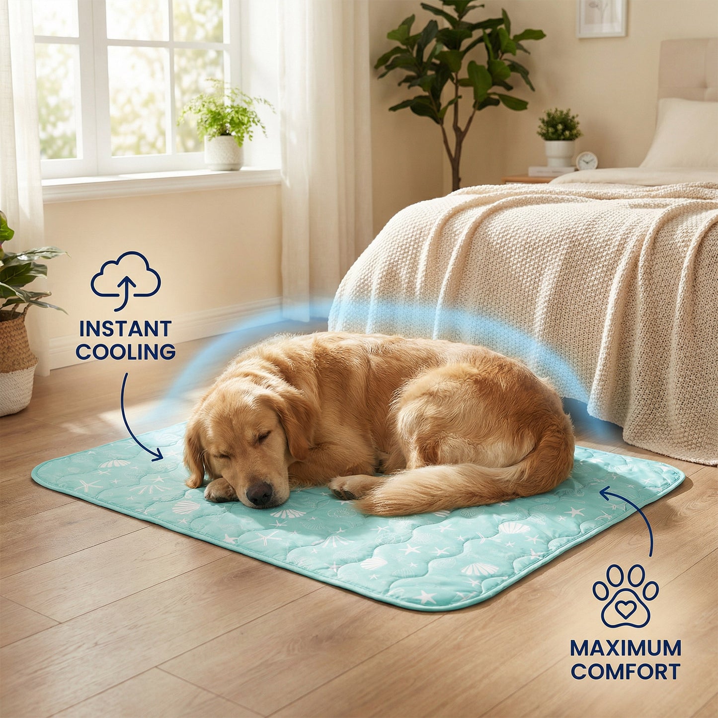 Coperta e Tappetino Rinfrescante Impermeabile per Animali - Compra 1 e Ricevi 1 GRATIS