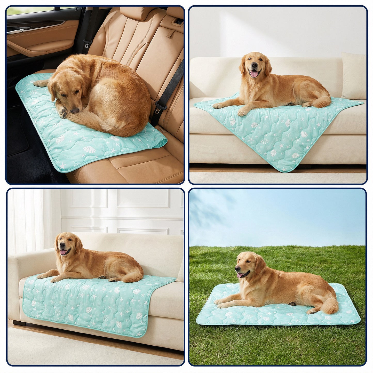 Coperta e Tappetino Rinfrescante Impermeabile per Animali - Compra 1 e Ricevi 1 GRATIS