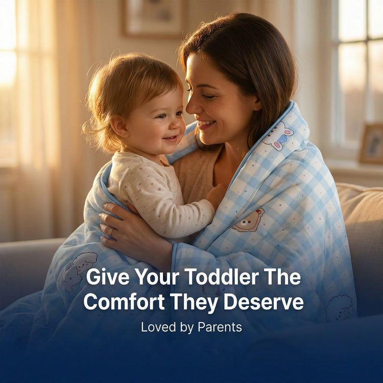 Kids and Toddlers Ice Cooling Calming Blanket - Reversible Dual-sided Design - Buy 1 Get 1 FREE