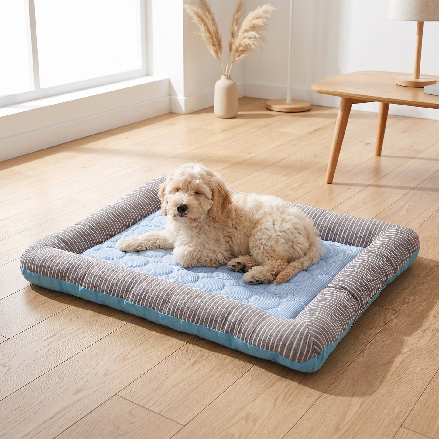Summer Cooling Dog Mat with Sides