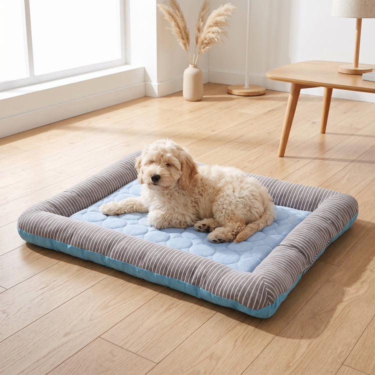 Summer Cooling Dog Mat with Sides