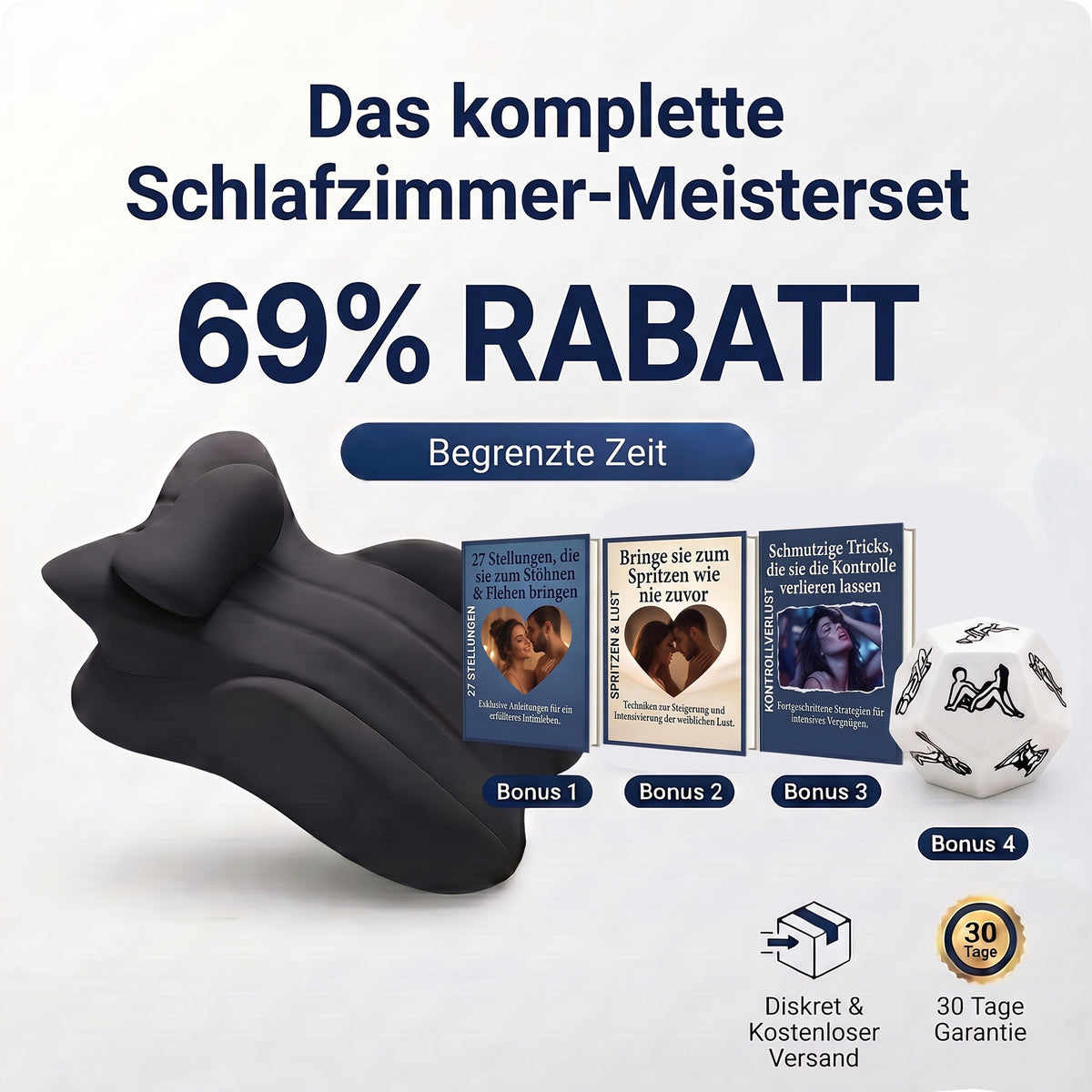 Cuscino di Supporto Intimo Impermeabile – Comfort per Ogni Posizione