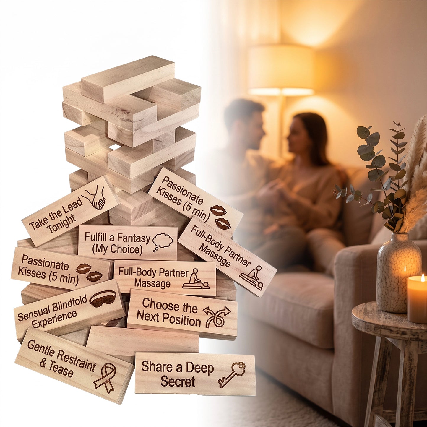 Love Jenga - Adult Party Game