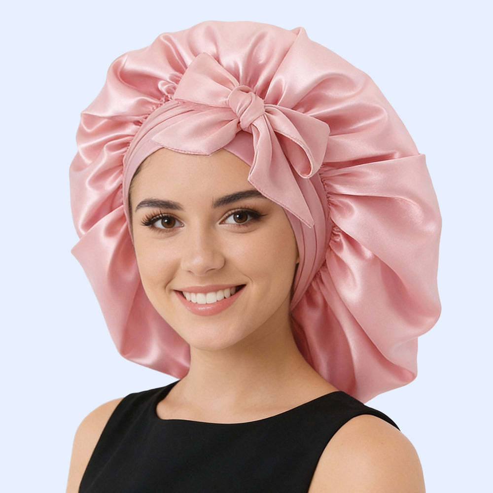Bonetă de mătase pentru toată noaptea - rămâne pe cap toată noaptea garantat