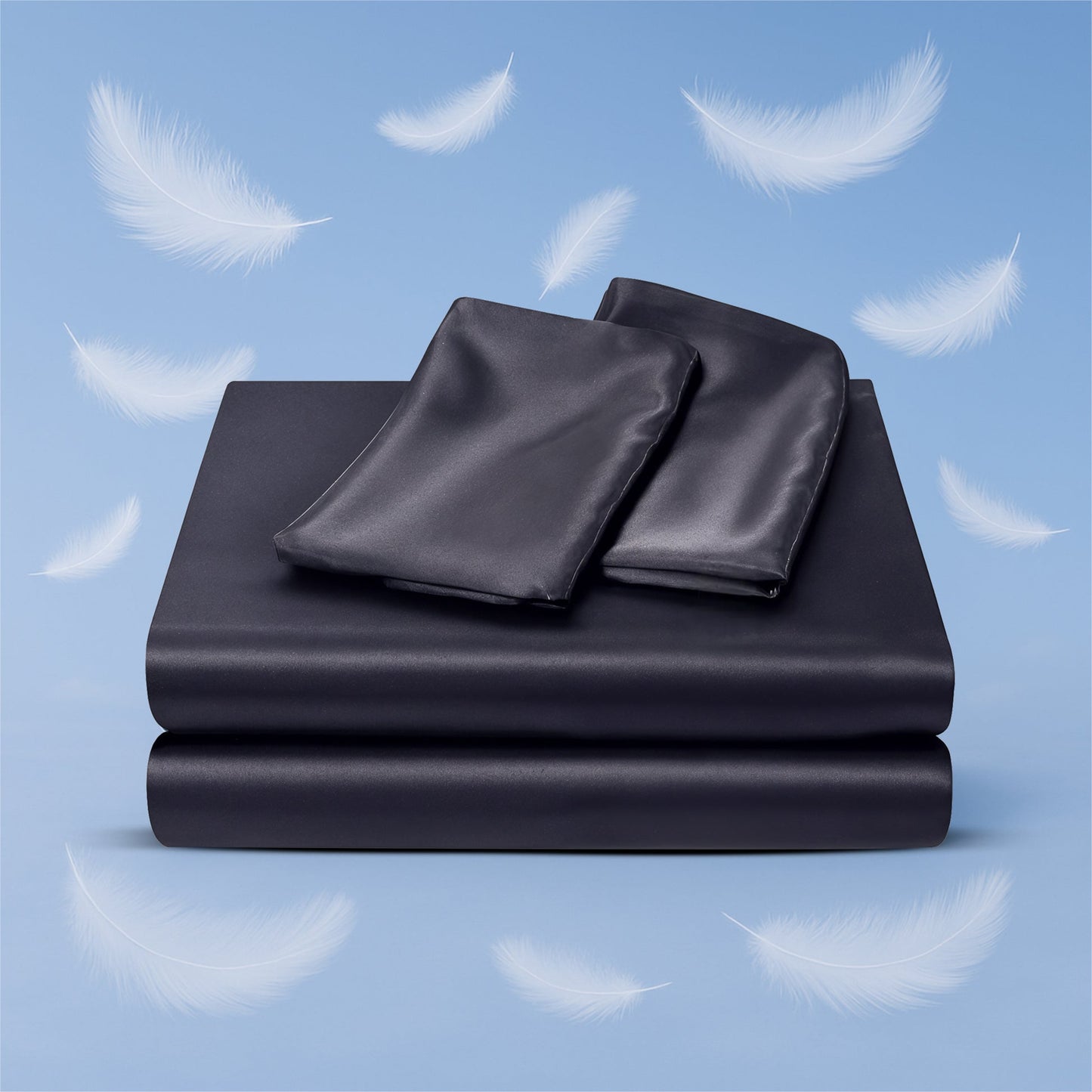 Set di Lenzuola in Satin – Ultra Setoso, Rinfrescante e con Tasche Profonde