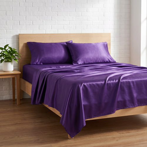 Satin Sheet Set – Ultra Silky, Cooling & Deep Pocket Bedding