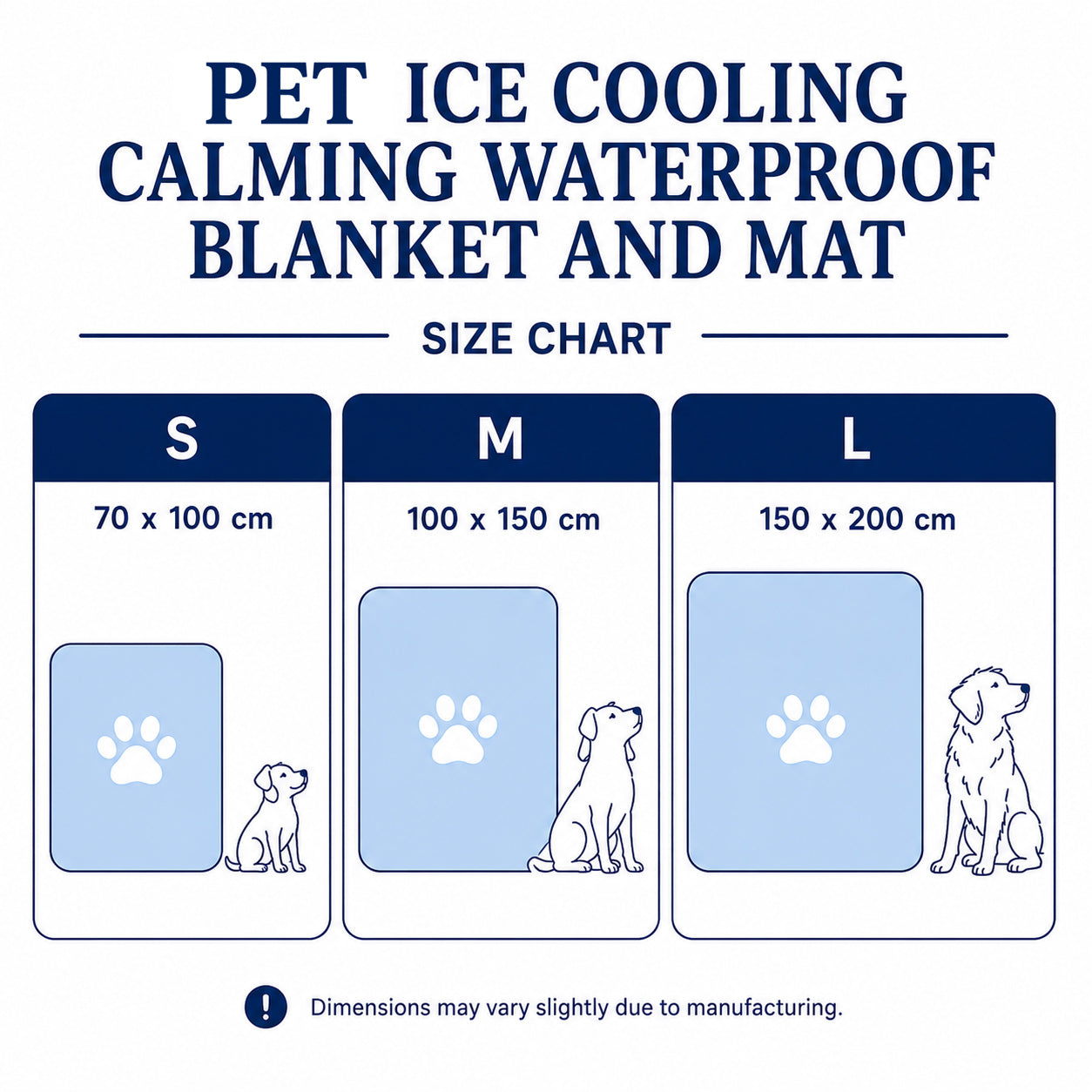 Pet Ice Cooling Calming Waterproof Blanket & Mat - Buy 1 Get 1 FREE