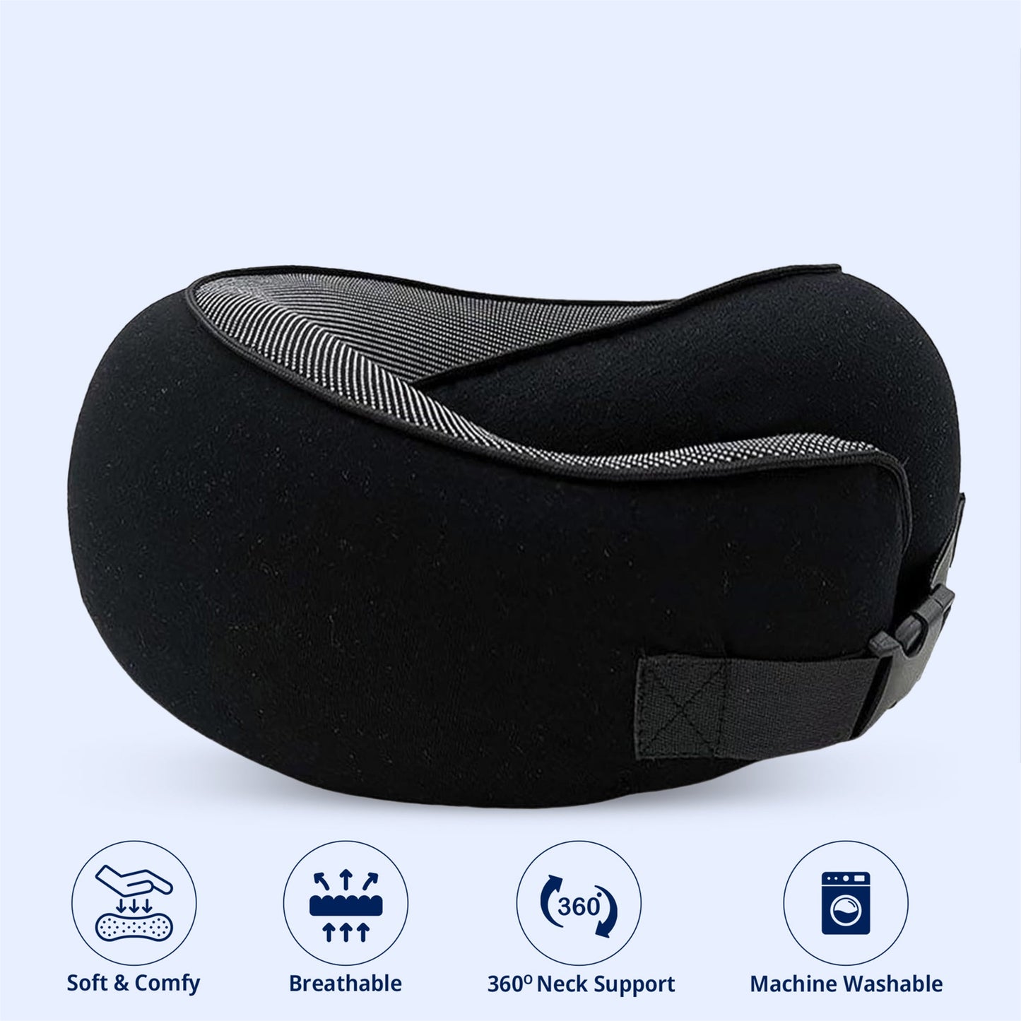 Travel Pillow for Neck, Head and Shoulder Support