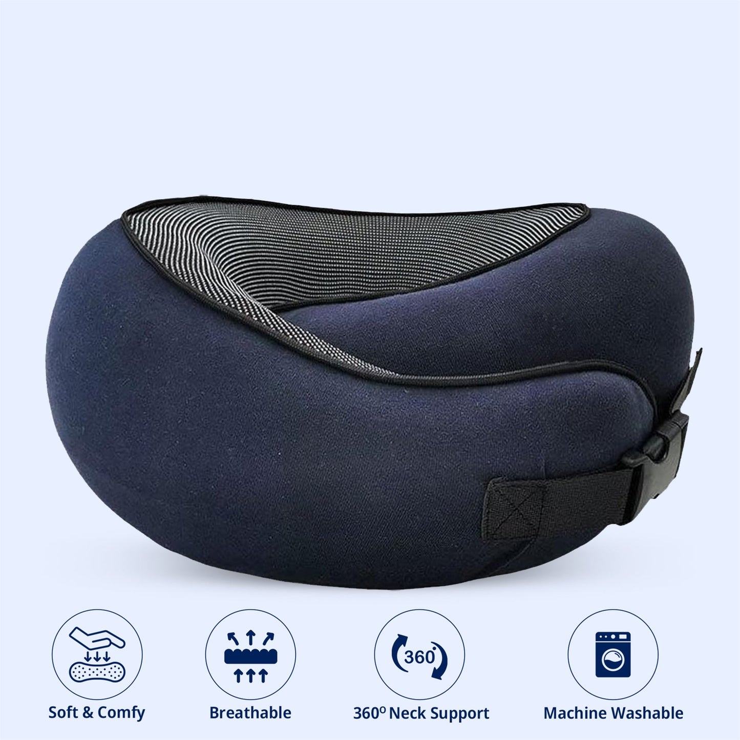 Travel Pillow for Neck, Head and Shoulder Support