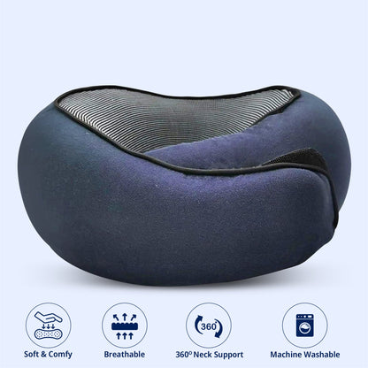 Travel Pillow for Neck, Head and Shoulder Support