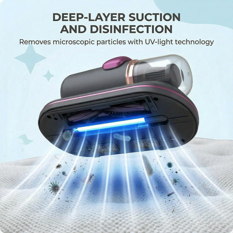 Dust Vacuum & Iron – Ideal for Furniture, Bedding, Mattresses & Pet Hair