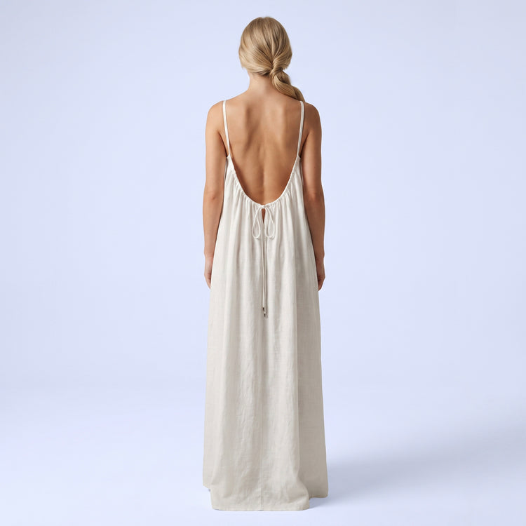 Crimson Nights Maxi Dress