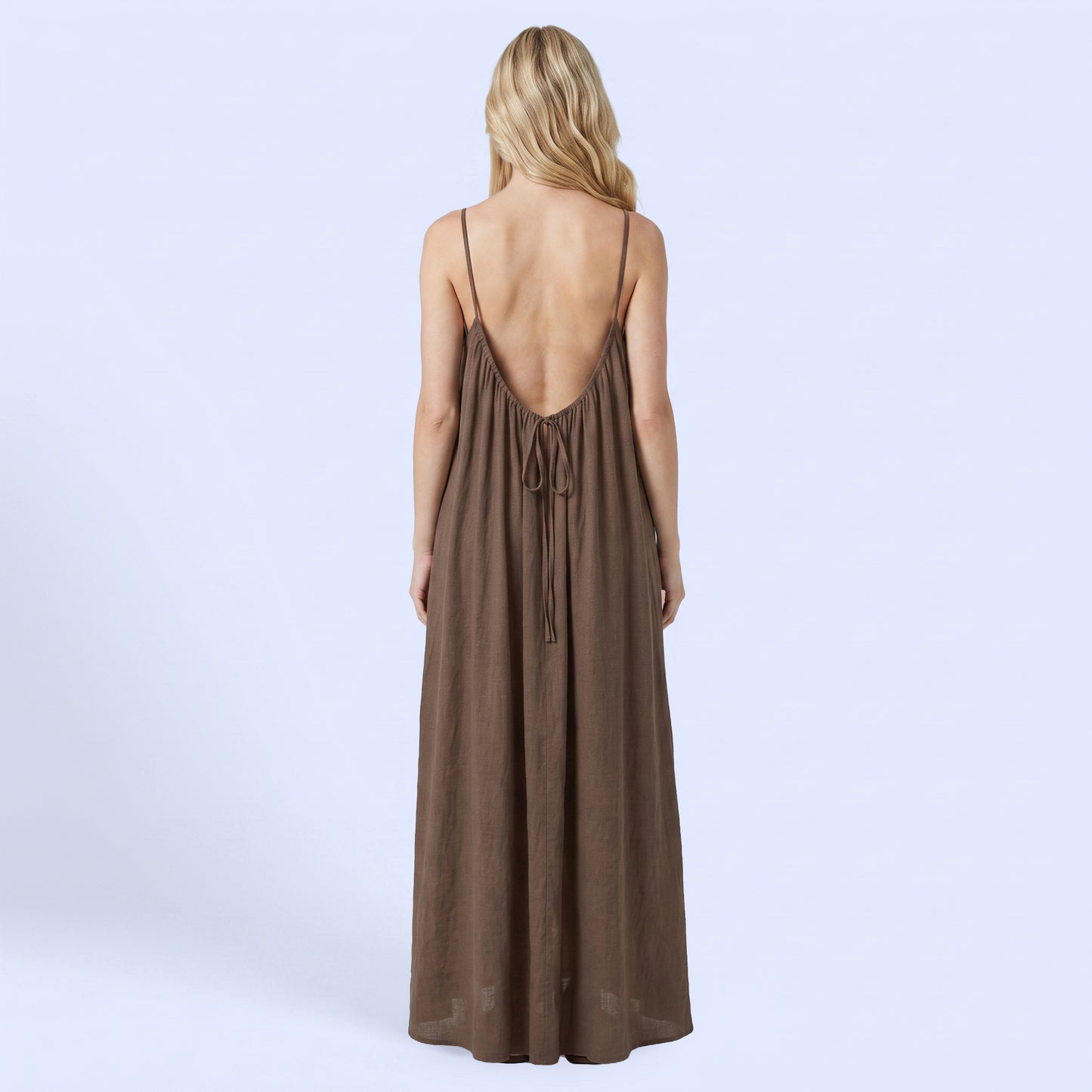 Crimson Nights Maxi Dress