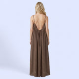 Crimson Nights Maxi Dress
