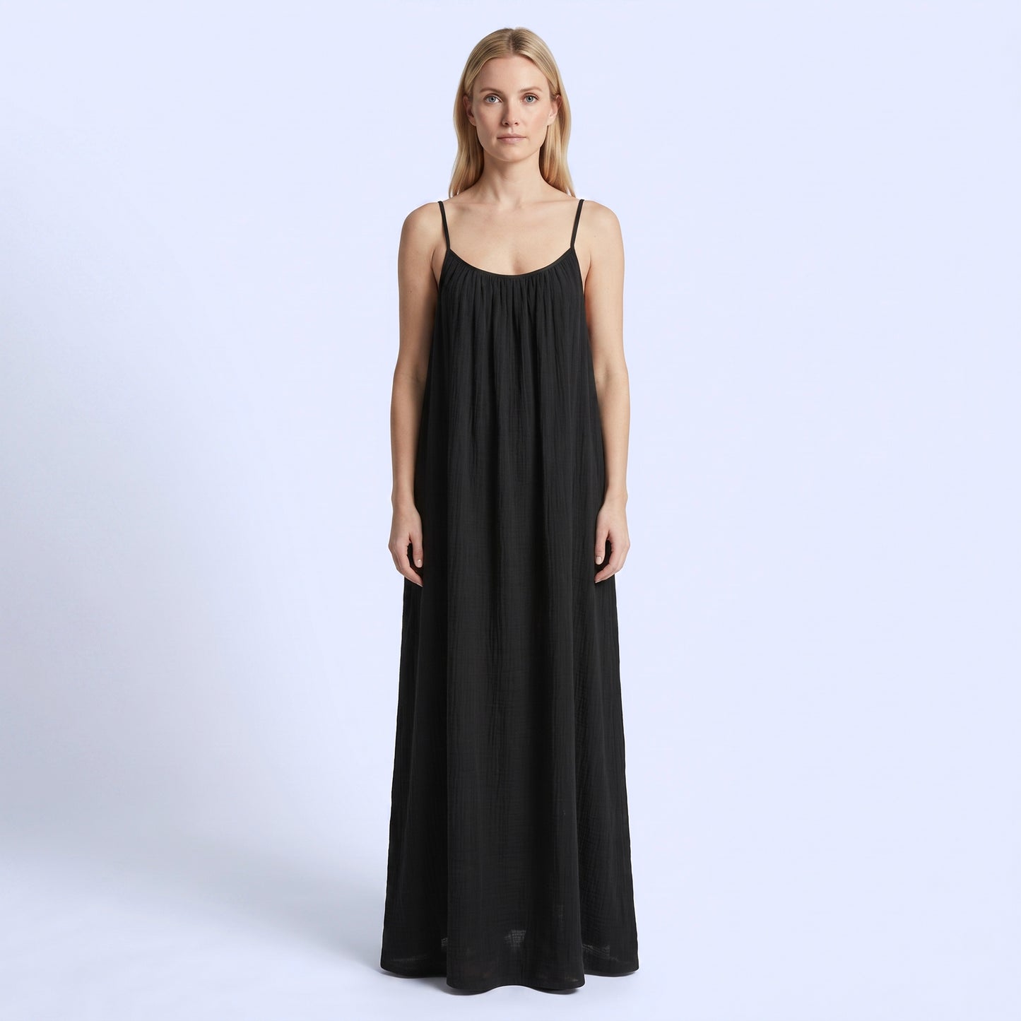 Crimson Nights Maxi Dress