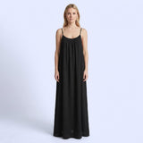 Crimson Nights Maxi Dress