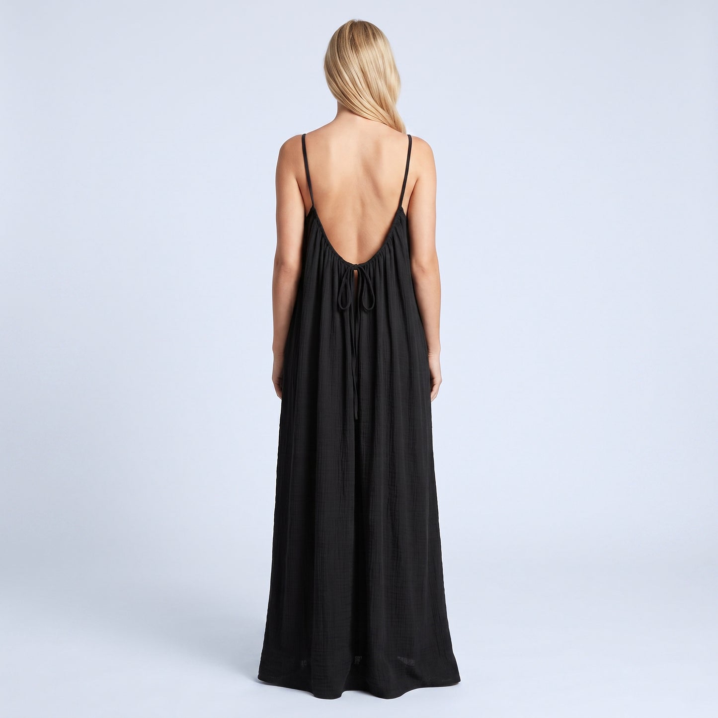 Crimson Nights Maxi Dress