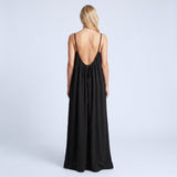 Crimson Nights Maxi Dress