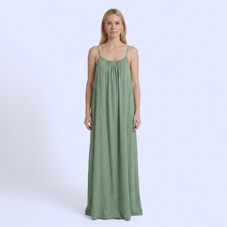 Crimson Nights Maxi Dress