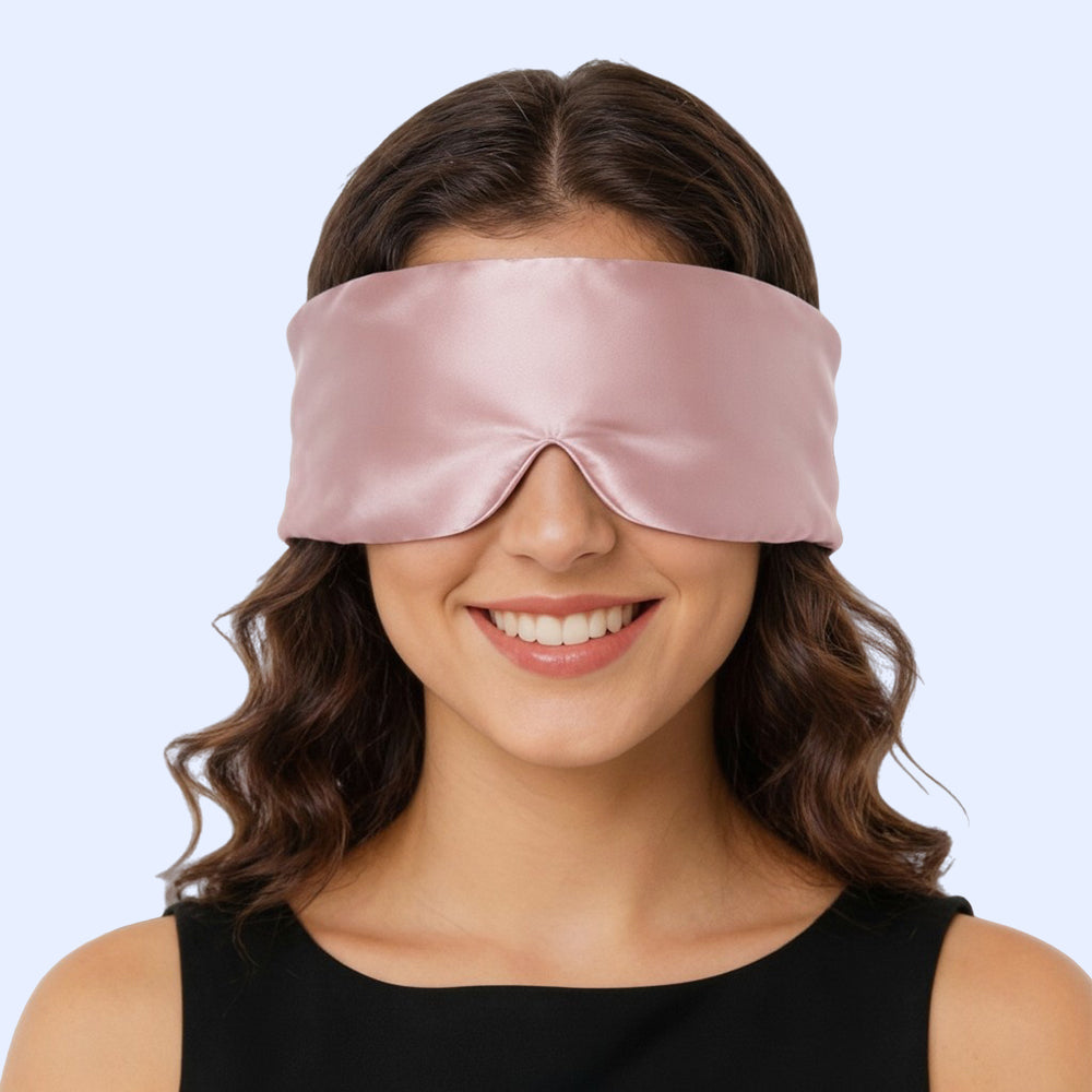 Luxurious Wide Padded Silk Sleeping Eye Mask
